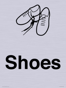 Dementia shoes sign